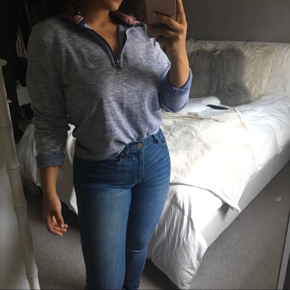 NAUTICA | Quarter Zip Sweater